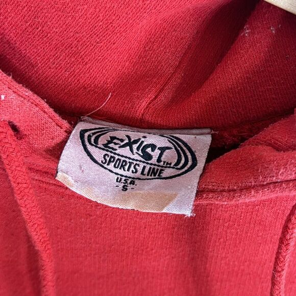 Y2K key west Florida pullover red hoodie sweater size small unisex - Picture 8 of 11